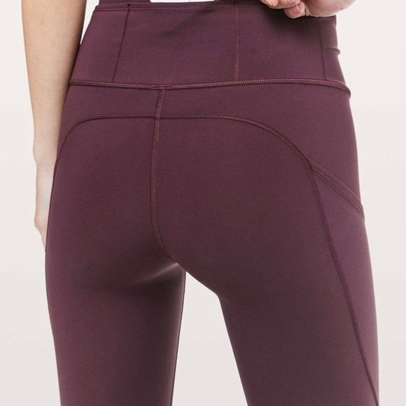 Lululemon Fast & Free Crop ll, Nulux 19”, EUC - Picture 3 of 7